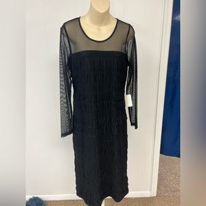 Brand New Simon Chang Black Dress Size 10